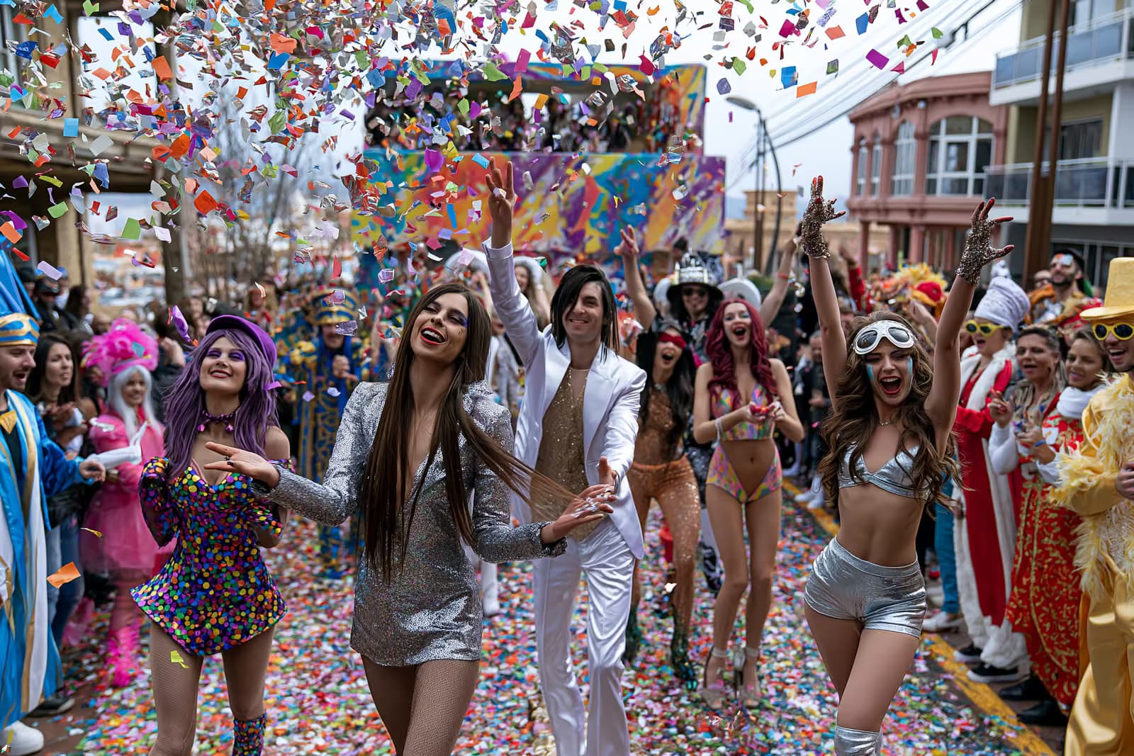 Desfiles de rua e carnavais